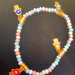 3/10 four hand beaded bracelet